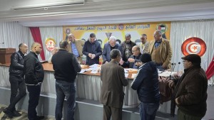 صفاقس : أعضاء المكتب التنفيذي الجديد للاتحاد الجهوي للشغل