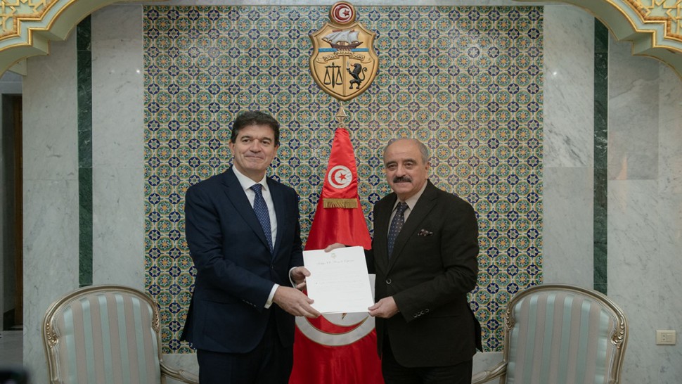 وزير الخارجية يتسلم نسخة من أوراق اعتماد سفير اسبانيا الجديد بتونس