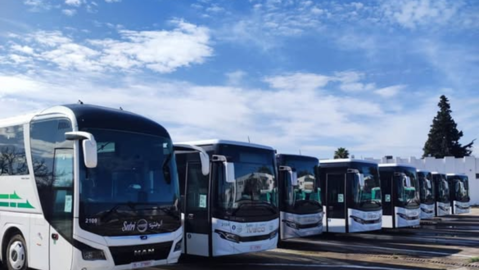 شركة النقل بين المدن تعزّز أسطولها بـ10 حافلات رفاهة وتحدث خطين جديدين