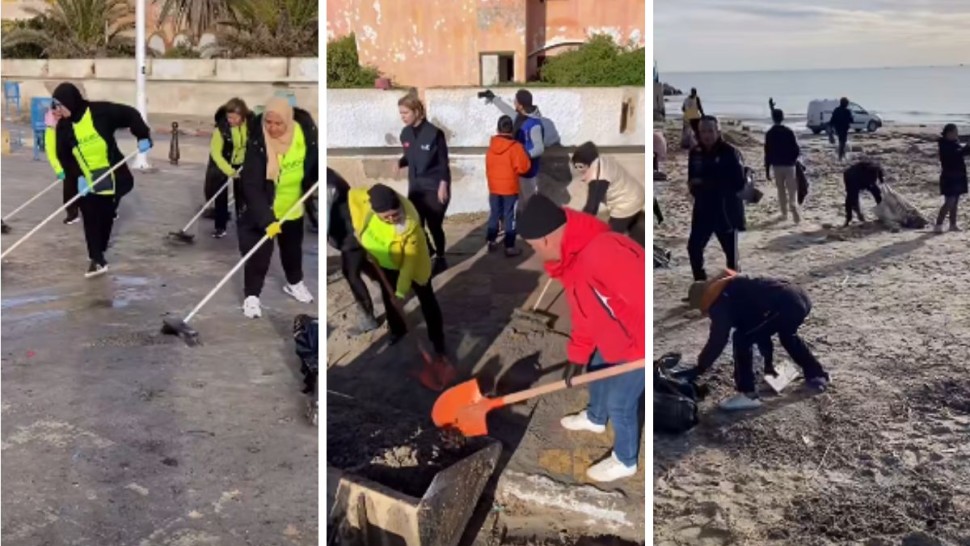 نابل: حملة تنظيف واسعة بعد الفيضانات بمشاركة المواطنين والجمعيات