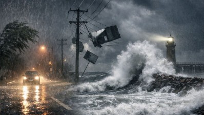 طقس الليلة: أمطار غزيرة ورياح قوية وبحر شديد الهيجان إلى عنيف