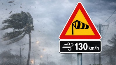 معهد الرصد الجوي: سرعة الرياح القصوى المسجلة