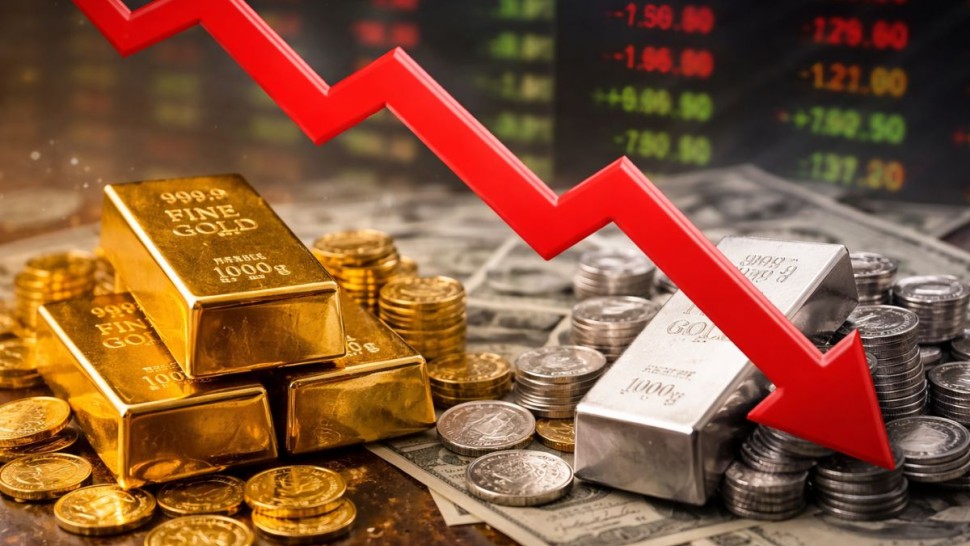 رويترز: الذهب والفضة يواصلان التراجع الحاد