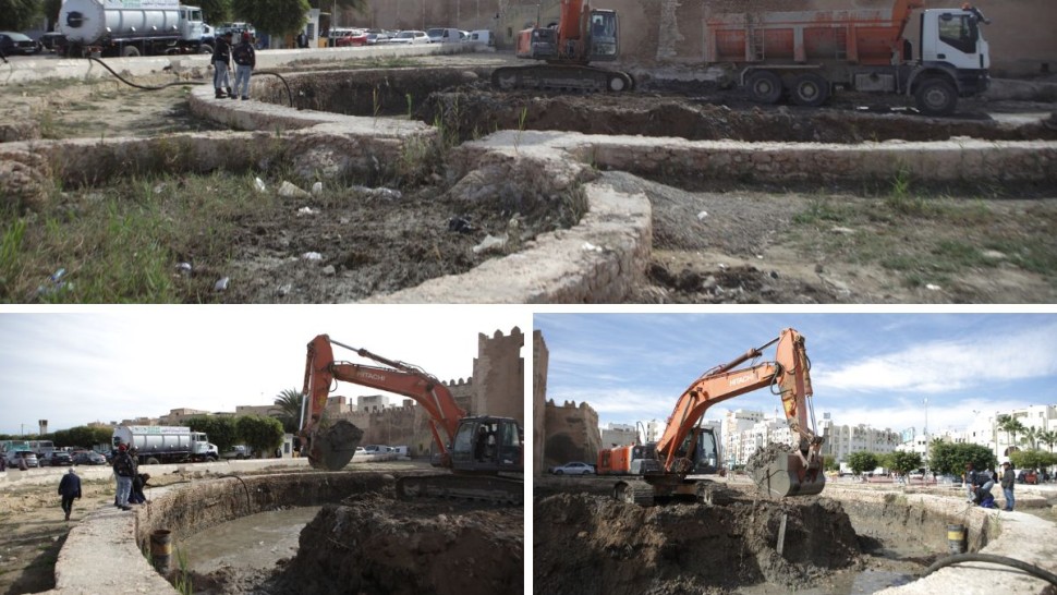 صفاقس: تنظيف وجهر فسقية الفندري بباب الجبلي لأول مرة منذ اكتشافها