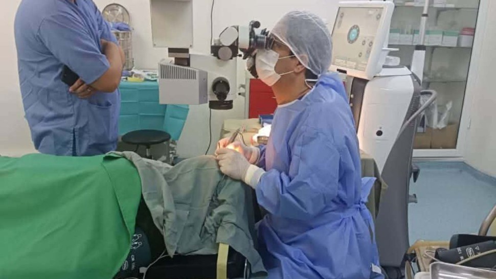 لأول مرة بمستشفى قبلي:  إجراء عمليات جراحة الماء الأبيض بقسم طب العيون