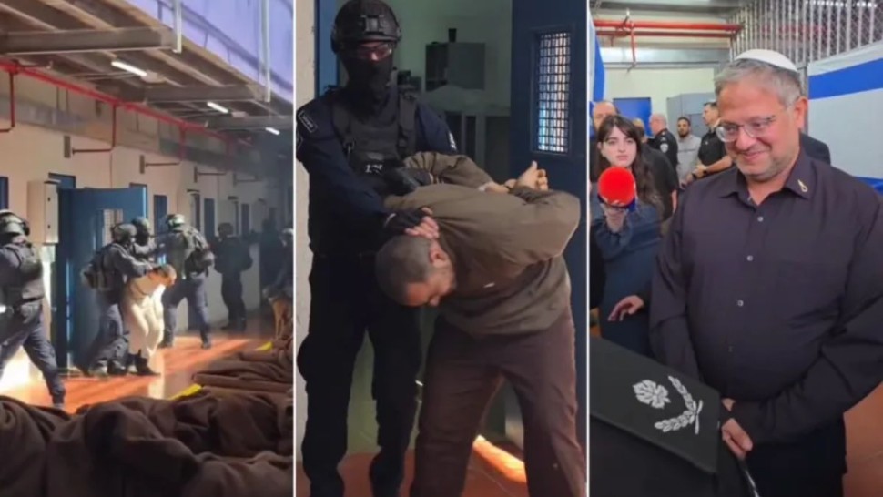 غضب واسع بعد اقتحام بن غفير سجن "عوفر" وتوثيق انتهاكات بحق الأسرى الفلسطينيين