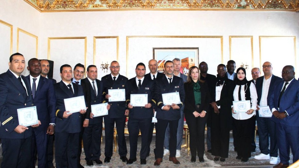 ديوان البحرية التجارية يختتم الدفعة الثالثة من برنامج "قطار التجارة" الأممي