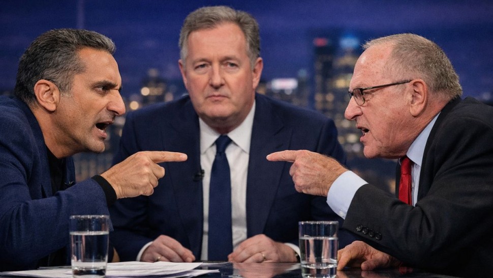 مواجهة نارية بين باسم يوسف و محامي إبستين على شاشة بيرس مورغان تشعل الجدل