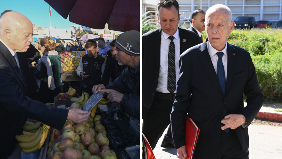 رئيس الجمهورية يزور شركة اللحوم و سوق باب الفلة بالعاصمة