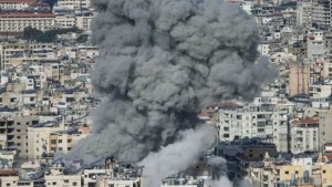 جيش الاحتلال يستهدف مبنى في الضاحية الجنوبية لبيروت