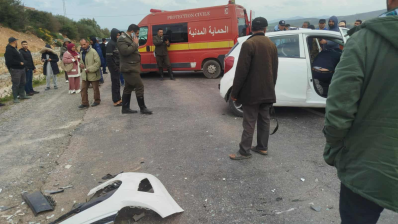 بنزرت: وفاة شخص وإصابة 3 اخرين في اصطدام بين سيارة وشاحنة خفيفة