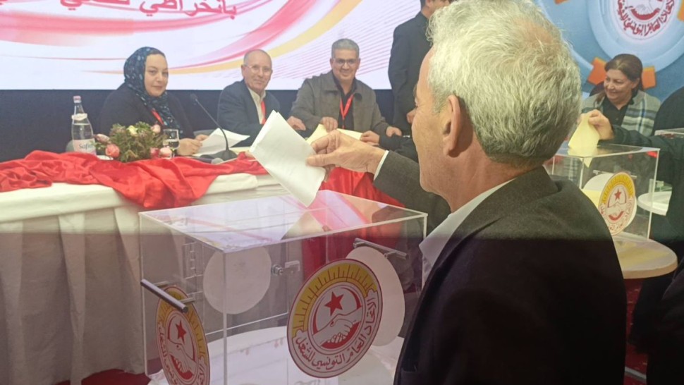تواصل العملية الانتخابية في مؤتمر اتحاد الشغل لحسم تركيبة القيادة الجديدة