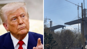 ترامب: أكبر جسر في إيران ينهار ولن يستخدم أبدا والمزيد قادم