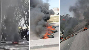 سيدي الهاني: احتجاجات وغلق الطريق الوطنية عدد 12