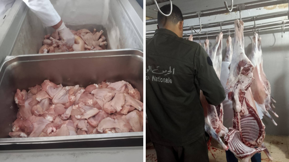 حملة رقابية بمدنين تسفر عن حجز كميات من لحوم الدواجن واقتراح غلق مسلخ عشوائي