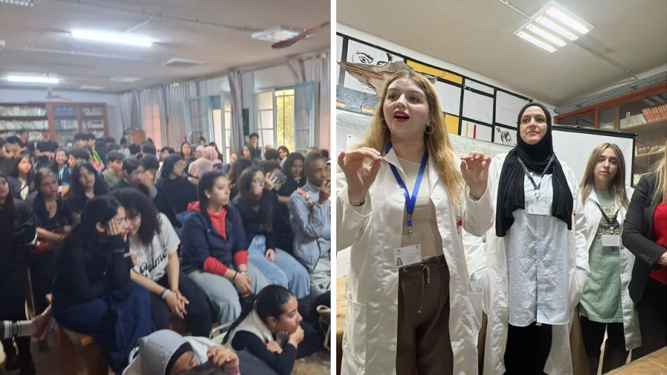 معهد الفنون بالعمران: حصة توعوية لدعم تلاميذ البكالوريا نفسيًا وغذائيًا