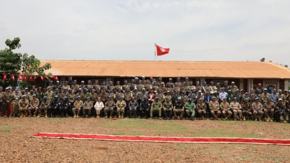 تكريم أممي لأفراد وحدة المروحيات العسكرية التونسية المنتشرة في إفريقيا الوسطى