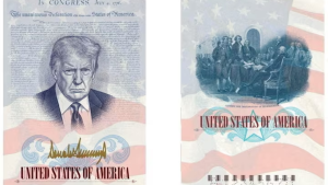 أمريكا تتجه لاصدار جوازات سفر تحمل صورة ترامب