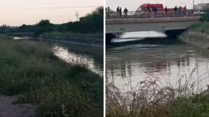 منوبة: غرق شخص ونجاة اثنين آخرين في حادث انزلاق سيارة في قنال مياه الشمال