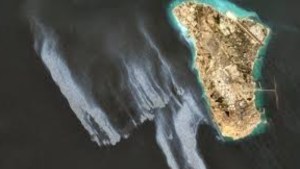 صور أقمار صناعية: ظهور بقعة نفطية غربي جزيرة خارك الإيرانية