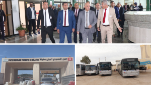 وزير النقل يتفقد مرافق النقل بجندوبة ويطلع على تقدم إنجاز المشاريع