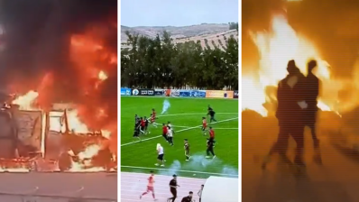 ليبيا.. "ركلة جزاء" تقود إلى كارثة وحريق بمقر رئاسة الوزراء