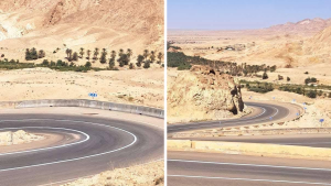 توزر: تهيئة وصيانة 7 كيلومترات بالطريق الوطنية عدد 16 بين حامة الجريد وتمغزة