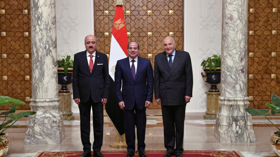 السيسي خلال استقباله للنفطي وعطاف: دول الجوار تضطلع بدور محوري في استقرار ليبيا