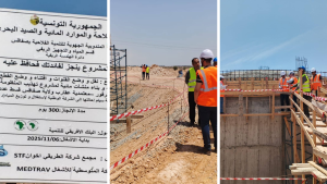صفاقس: تقدم أشغال مشروع تهيئة المنظومة المائية بمنطقة قرقور الى 60 بالمائة
