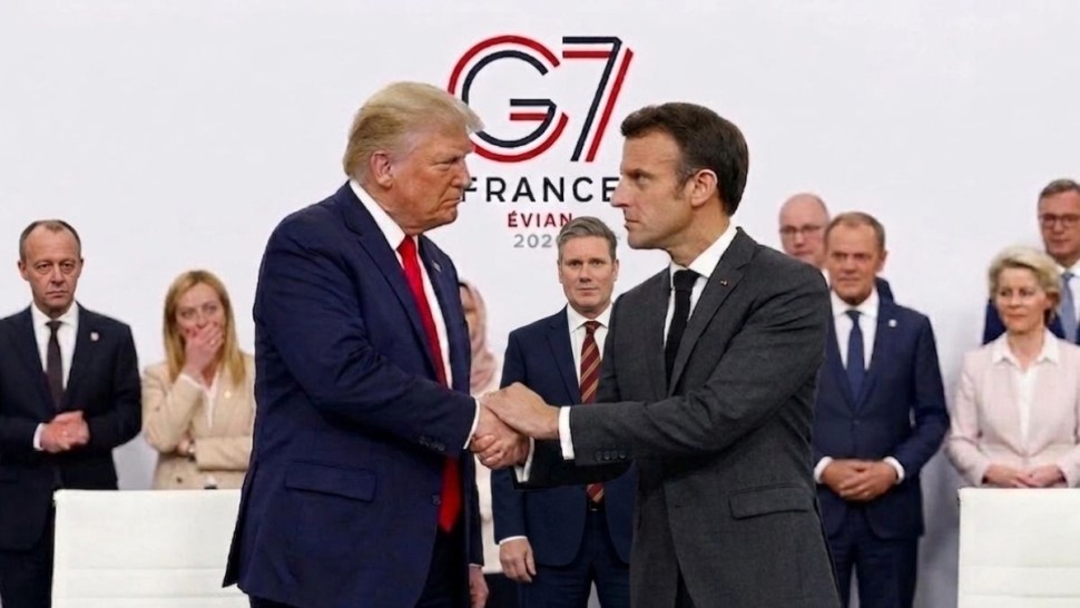 ترامب و ماكرون