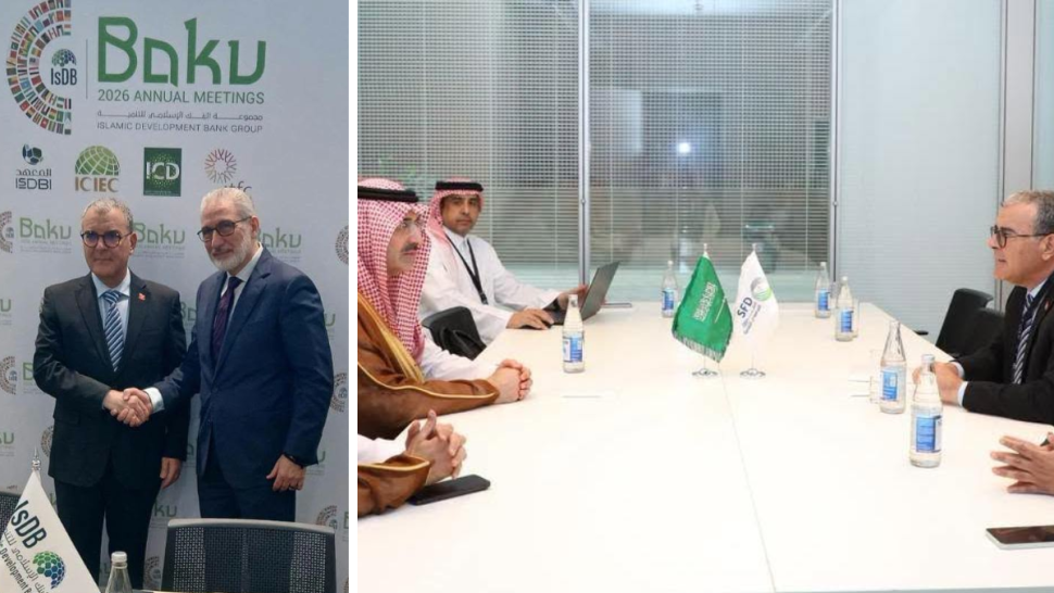 وزير الاقتصاد يبحث مع البنك الإسلامي والصندوق السعودي تمويل مشاريع تنموية في تونس