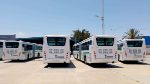 شركة النقل بصفاقس تتسلم 4 حافلات جديدة مزدوجة