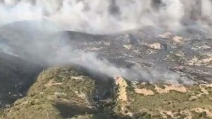 زغوان: جيش الطيران يتدخل لإخماد حريق جبل الشحمة