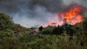 سليانة: اندلاع حريق بجبل المصمودين ببرقو