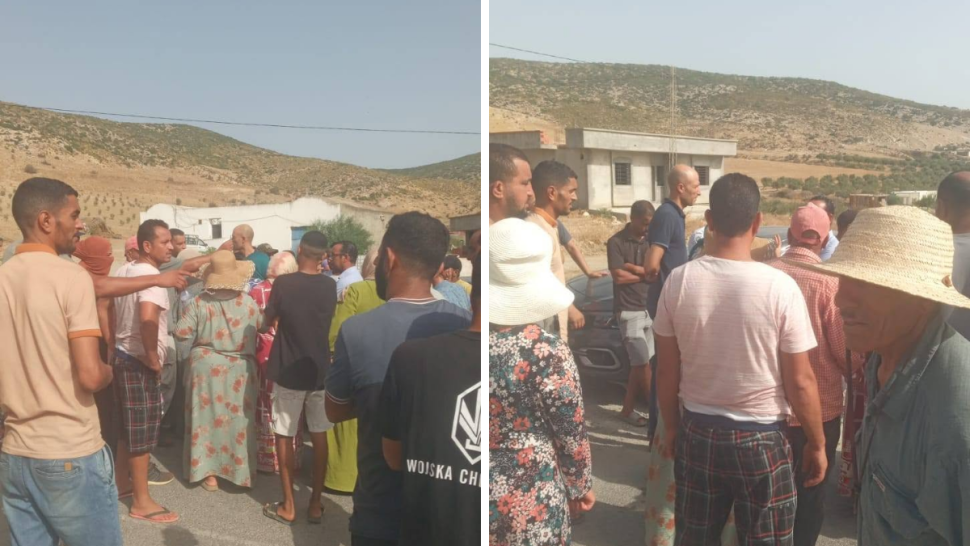 قرمبالية: أهالي جبل الطريف يحتجون بسبب الانقطاع المتواصل للماء