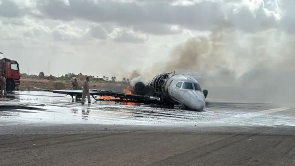 طائرة ليبية