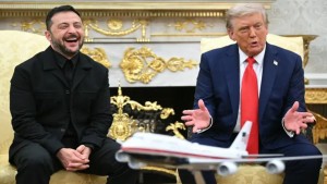ترامب وزيلينسكي يبحثان إنهاء حرب أوكرانيا في نيويورك