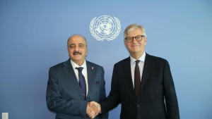 وزير الخارجية يتحادث مع وكيل الأمين العام للأمم المتّحدة المكلّف بعمليّات السلام