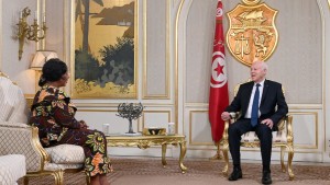 رئيس الجمهورية يستقبل سفيرة غينيا الاستوائية بمناسبة انتهاء مهامها