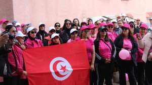 باجة تحتضن تظاهرة صحية ورياضية للتوعية بسرطان الثدي